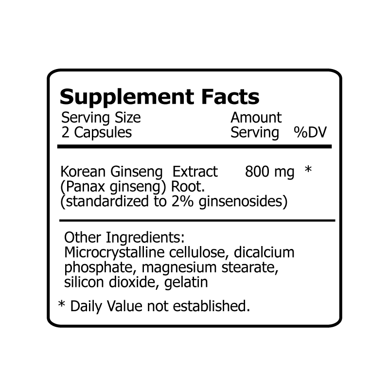Korean Panax Ginseng